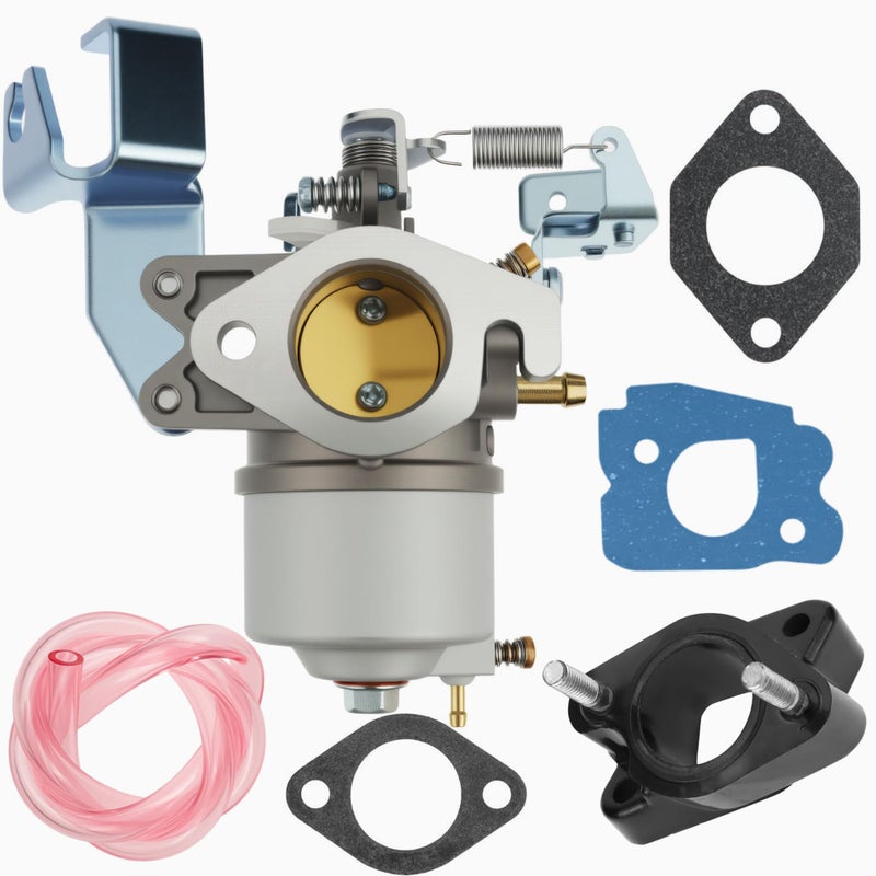 Carbpro for Golf Cart Carburetor With Intake Spacer Joint For 1985-1995 Yamaha 4 cycle G2 G8 G9 and G11 Gas Models J38-14101-00, J38-14101-01, J38-14101-02 - Image 1